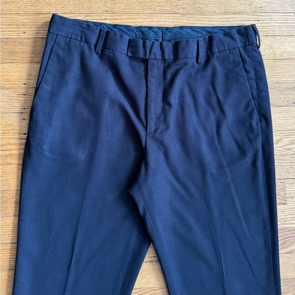 H&M Men's Midnight Blue Dress Pants Size 36 - Picture 3 of 5